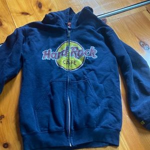 hard rock cafe sweatshirt!